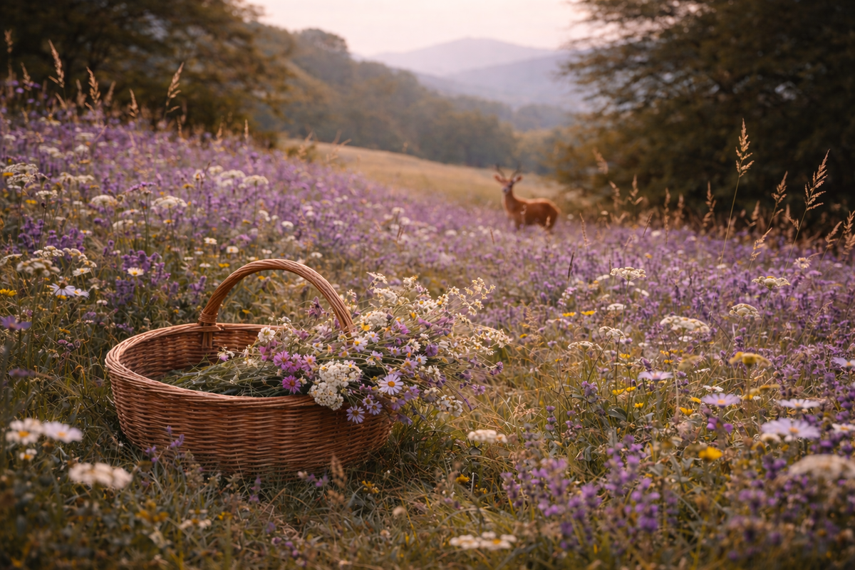Gathering Wildflowers for the Table