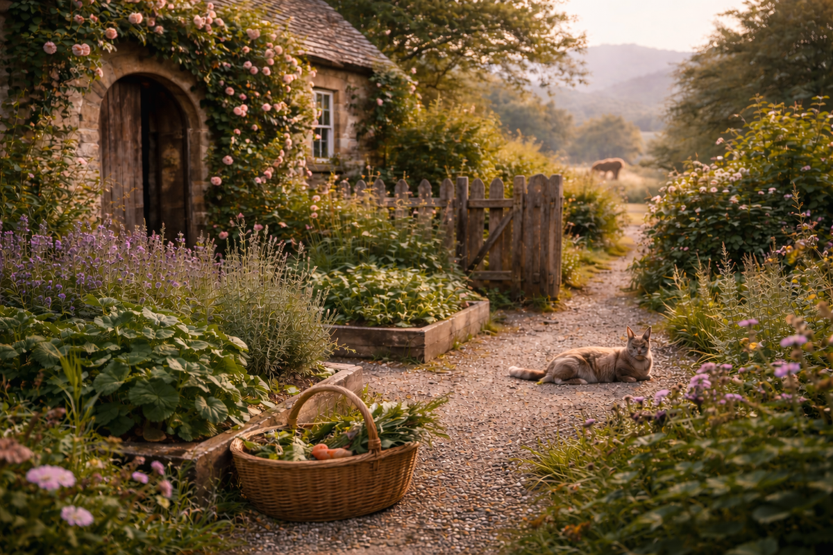 Morning in the Garden