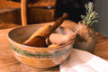 Hand-Glazed Earthenware Serving Bowl