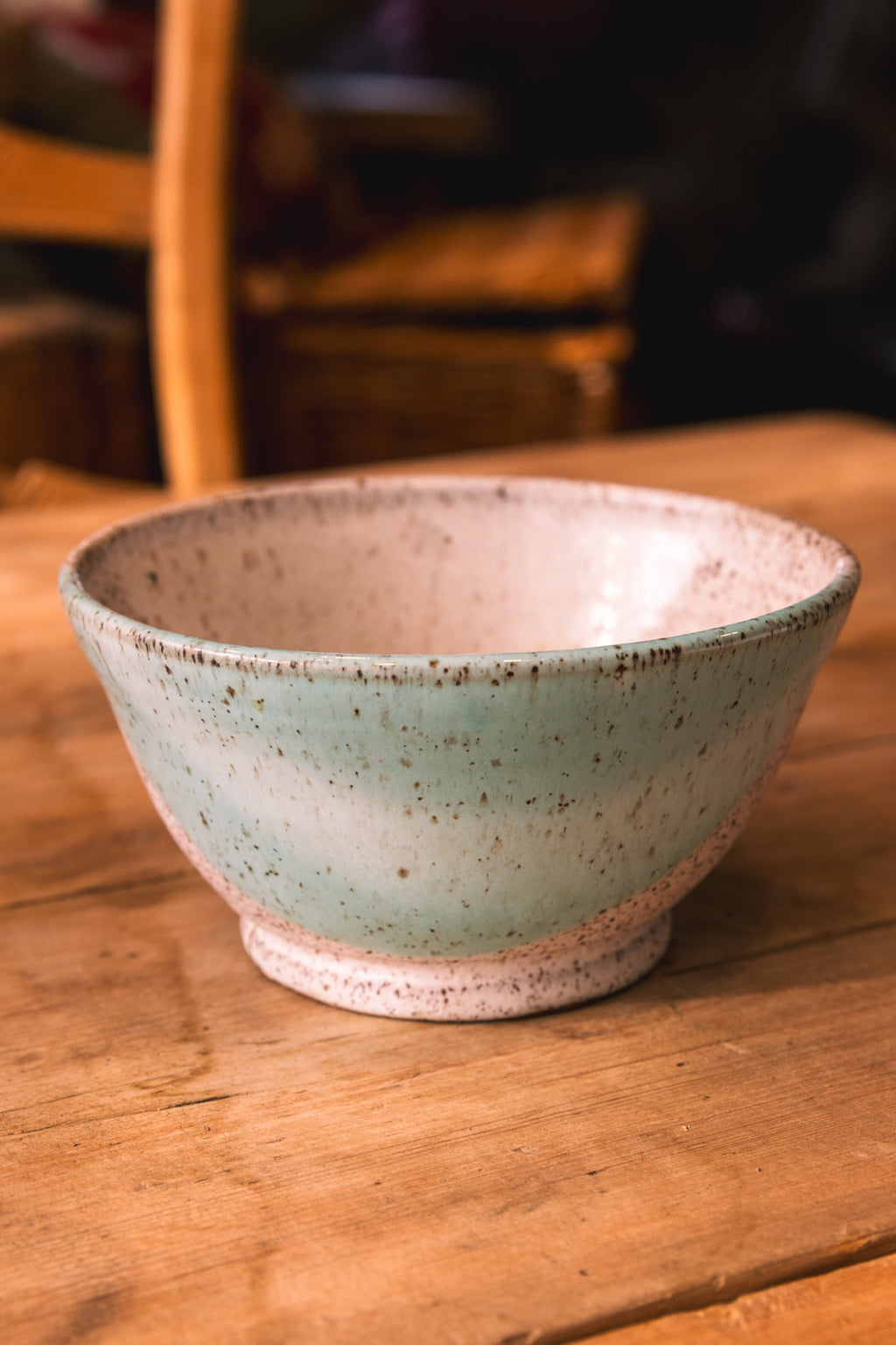 Handmade Speckled Stoneware Bowl