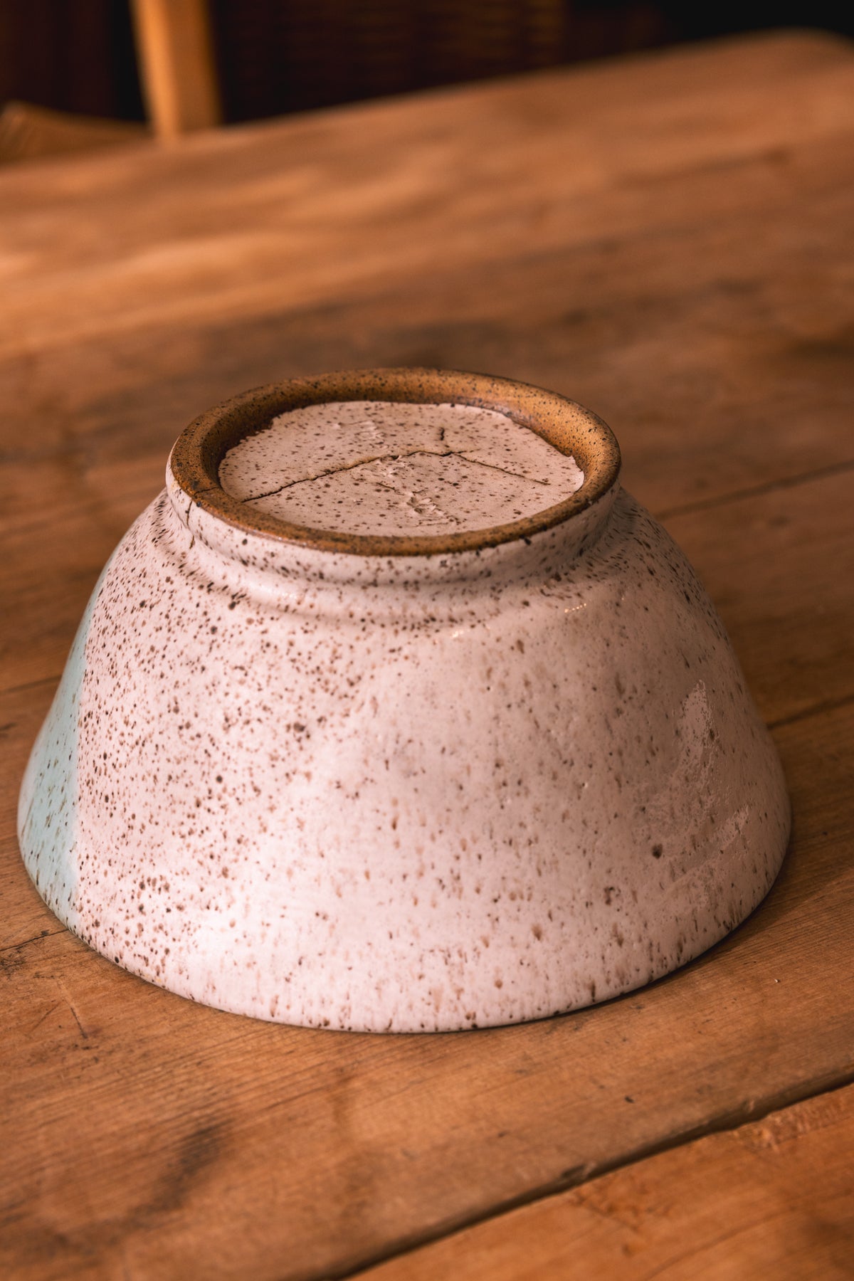 Handmade Speckled Stoneware Bowl