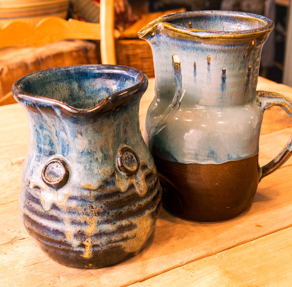 Handmade Coastal Stoneware Pitcher Set