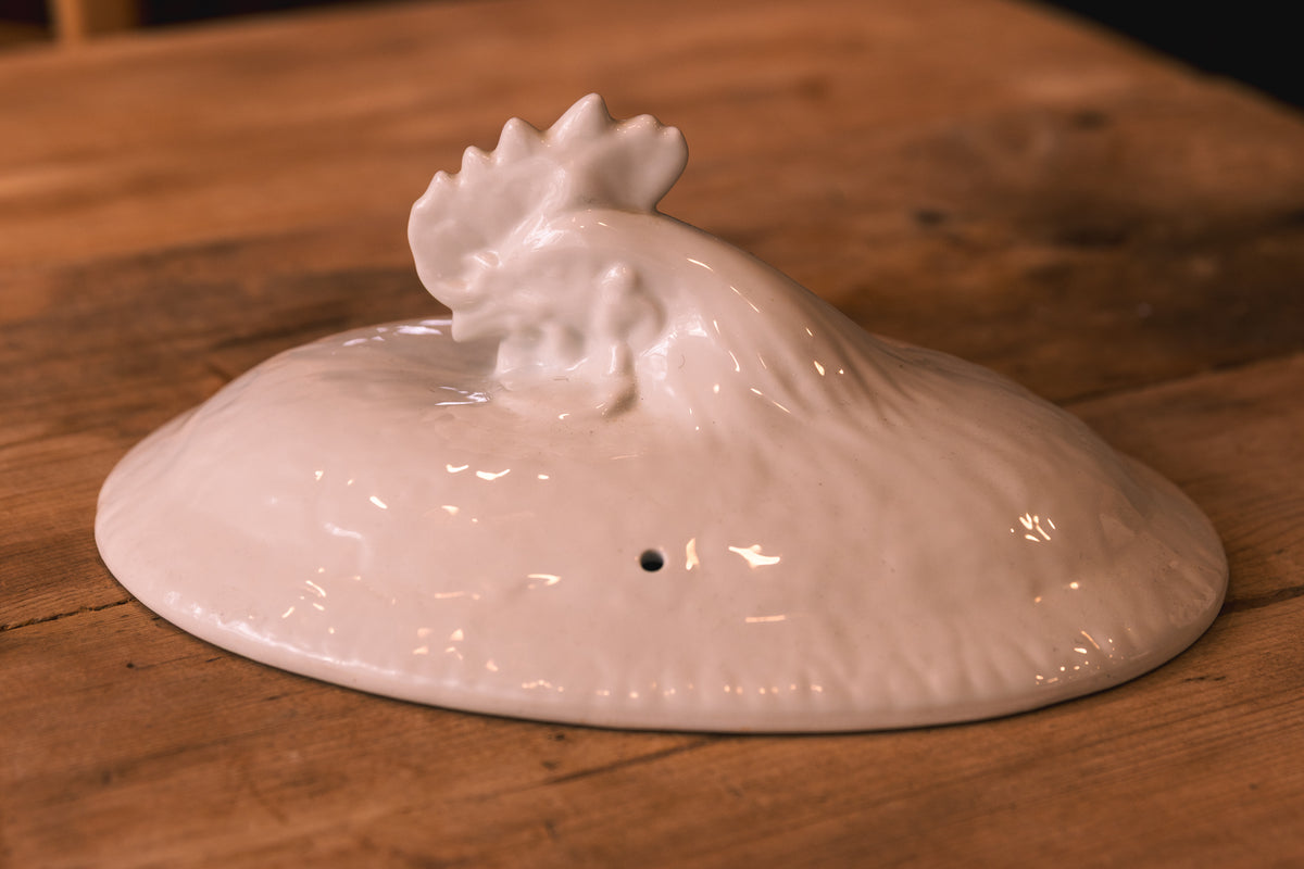 French Apilco Porcelain Hen Tureen