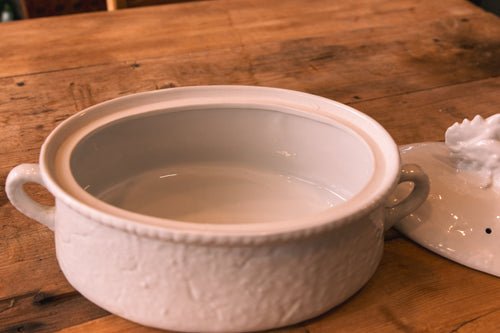 French Apilco Porcelain Hen Tureen