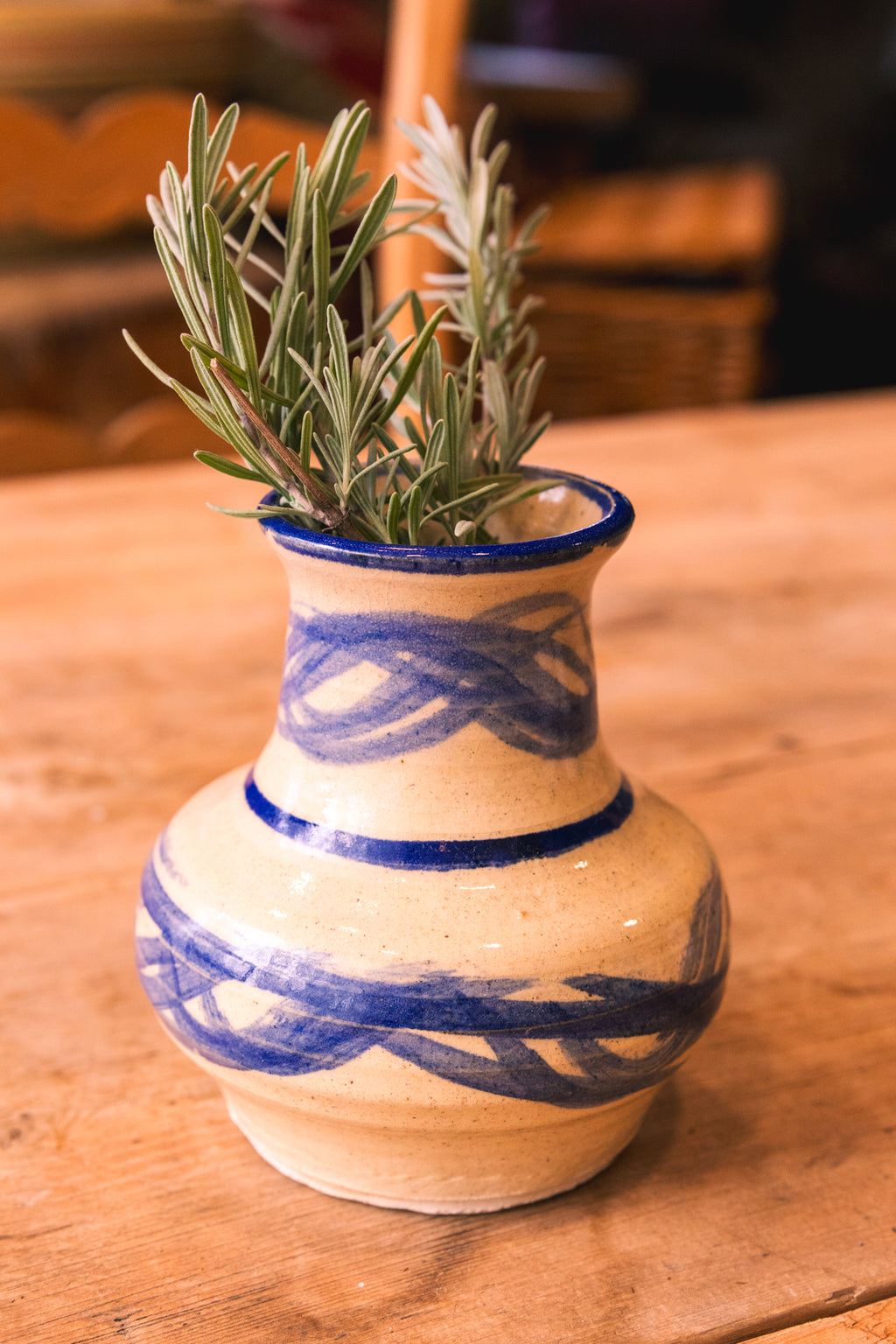 Artisan Ceramic Bud Vase