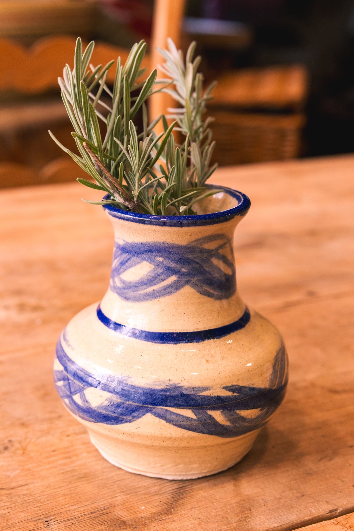 Artisan Ceramic Bud Vase