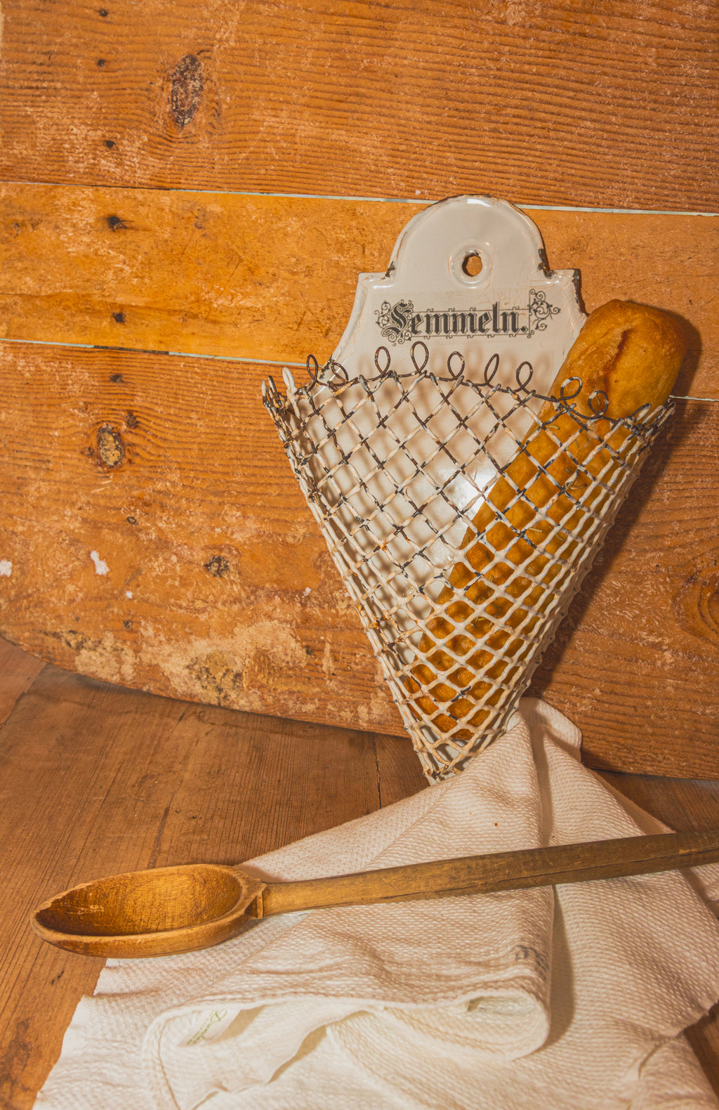 Antique German Wire Wall Bread Basket